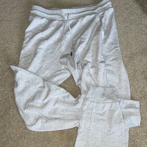 grey sweatpants